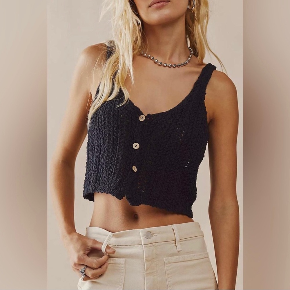 Free people knit crop size M
